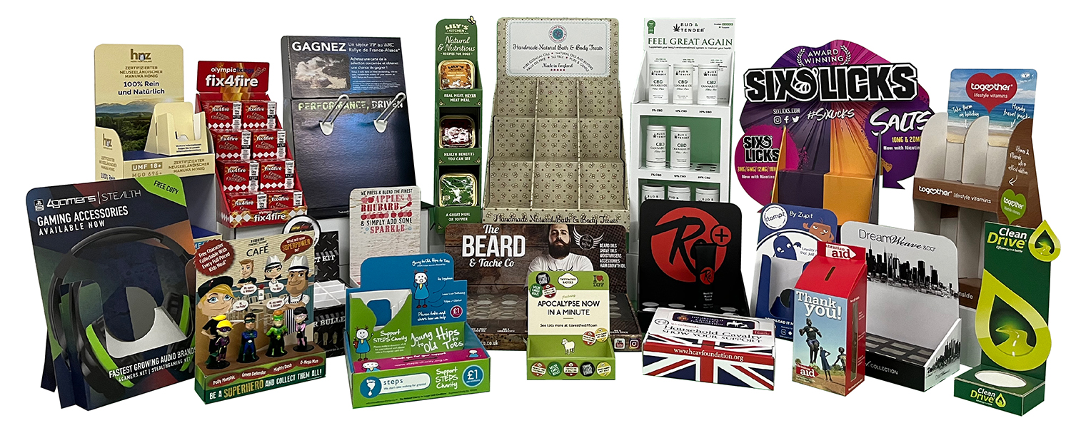 Counter Display Units, Made in the UK